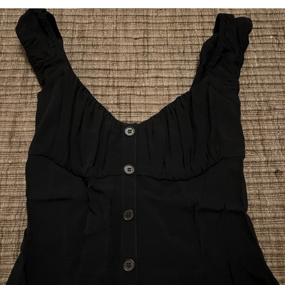 Reformation Mini Dress Black - Picture 3 of 7